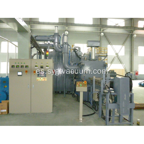 Horizontal de soldadura de vacío continuo de tres cámaras